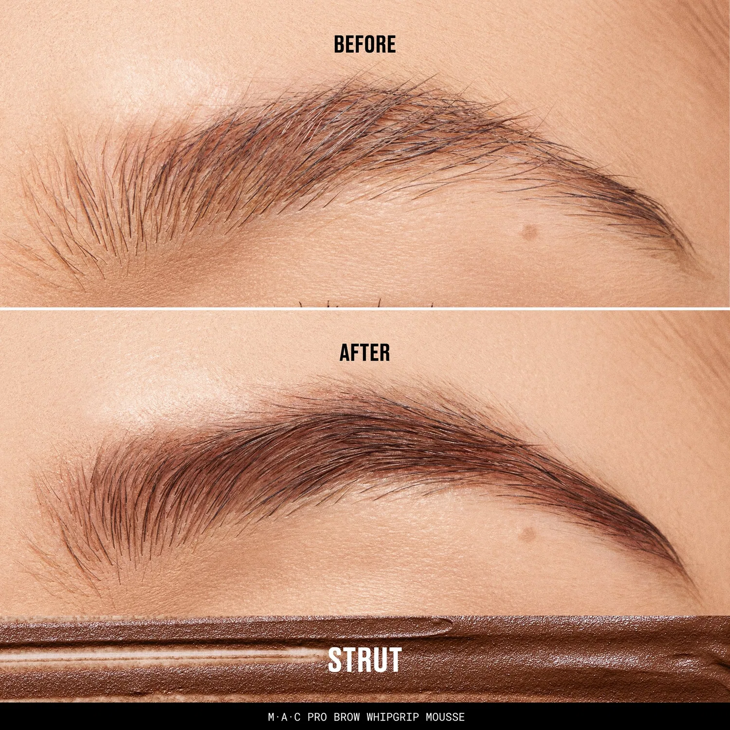 Матирующая бровная мусса для укладки и объема Pro Brow Whipgrip Mousse MAC, Strut — фото 3
