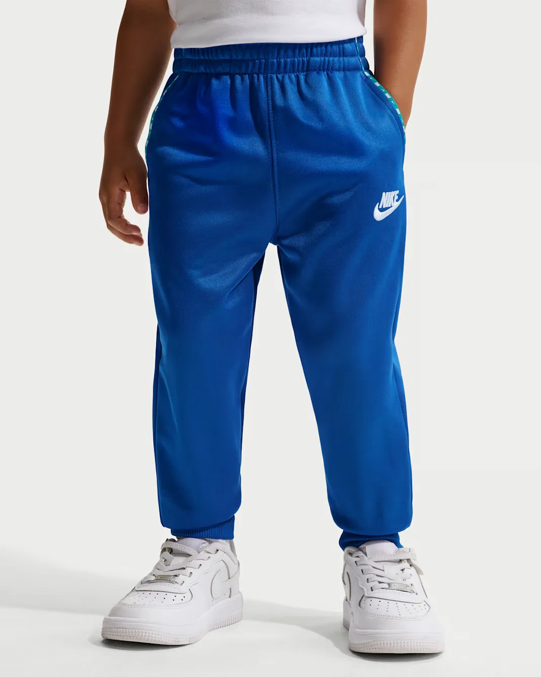 Детский комплект одежды Dri-FIT Lifestyle из 2 предметов с застежкой-молнией и декоративным кантом Propus Nike, Game Royal — фото 4