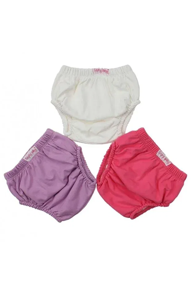 Детские трусы для девочек с принтом Basics Momslab, Colored — фото 3