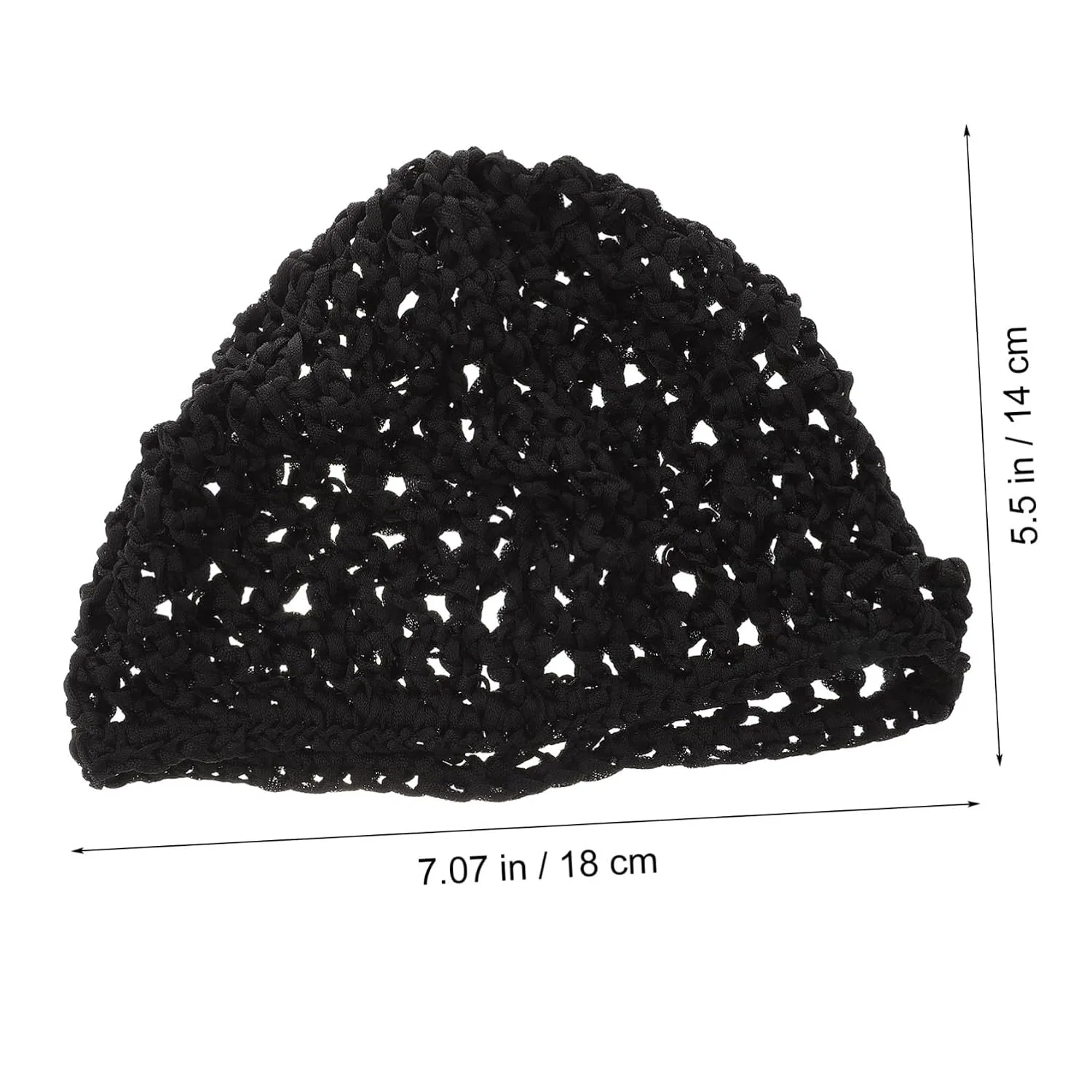 Шапочка для душа вязаная, 5 шт, FONDOTIN, Black — фото 2