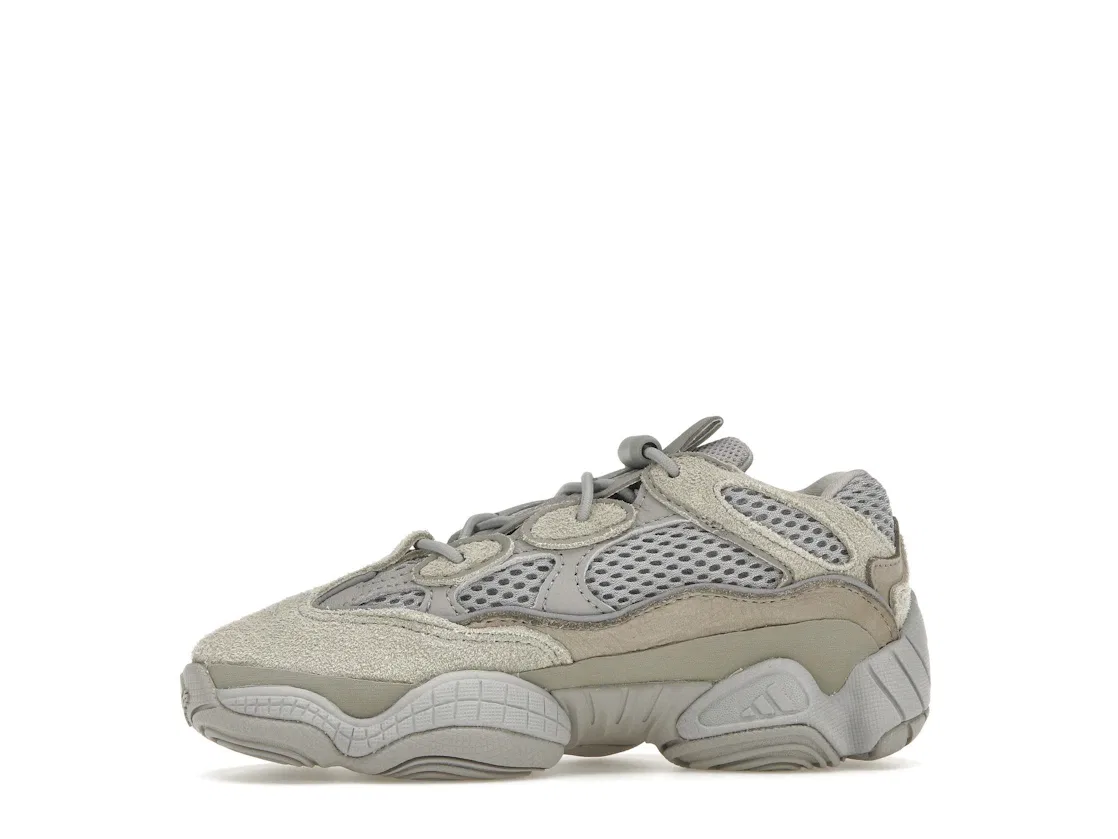 Детские кроссовки lifestyle с массивной подошвой Adidas Yeezy 500, Stone Salt — фото 3