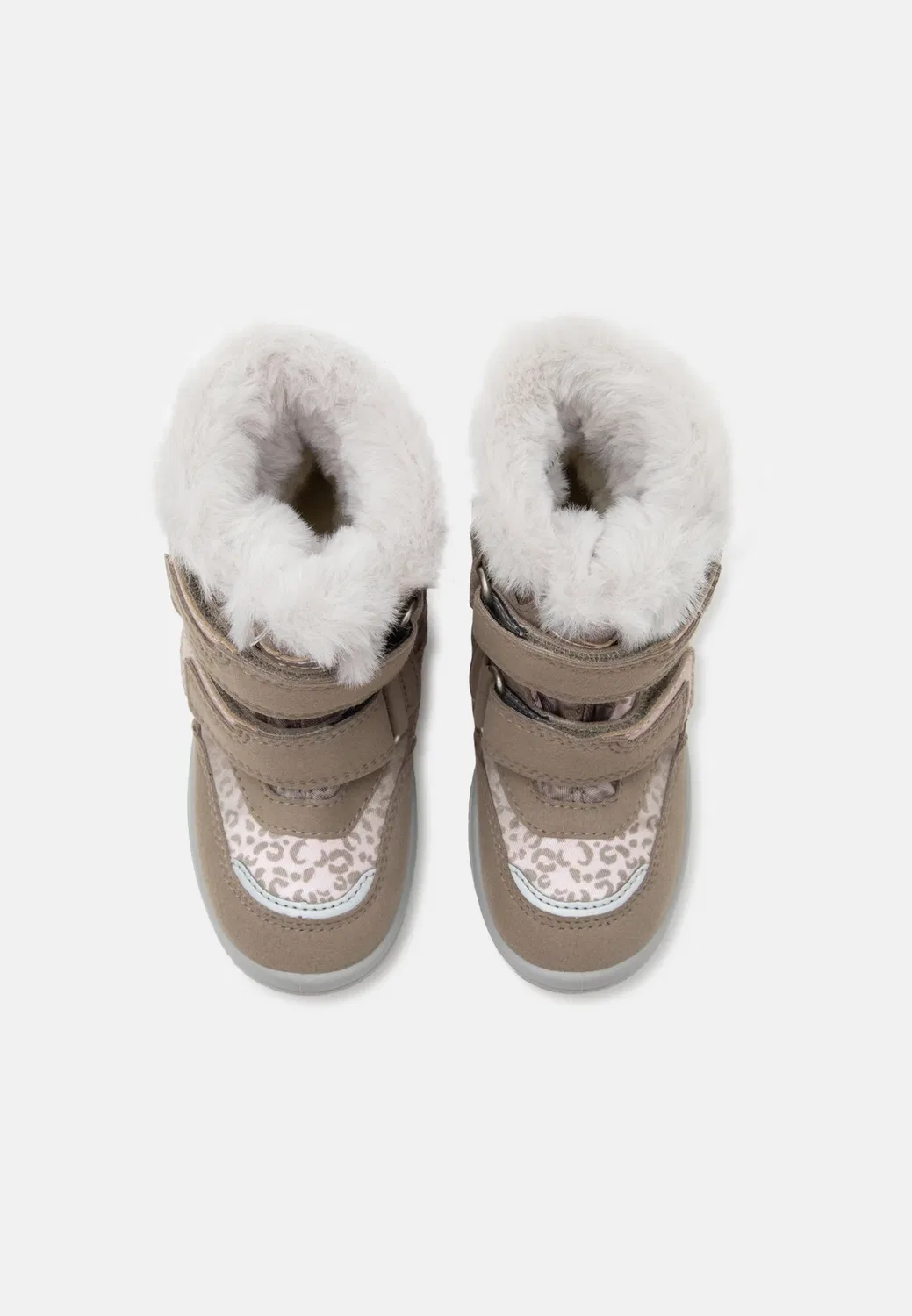Gore-Tex Crystal - зимние ботинки Superfit, Beige/Rosa — фото 4