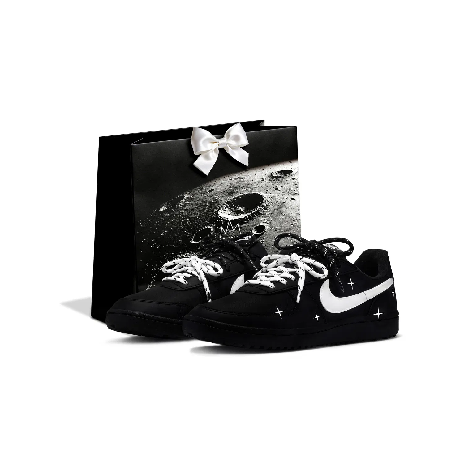 Детские кроссовки для скейтбординга Nike Field General '82, Black White