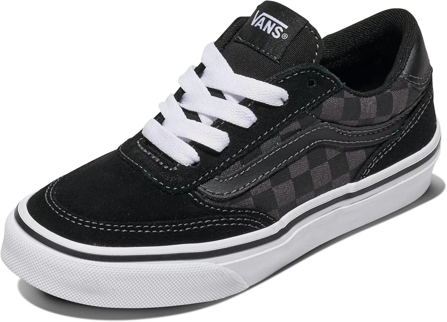 Детские кеды для девочек с длинным рукавом Brooklyn Vans, Checkerboard Black/Asphalt