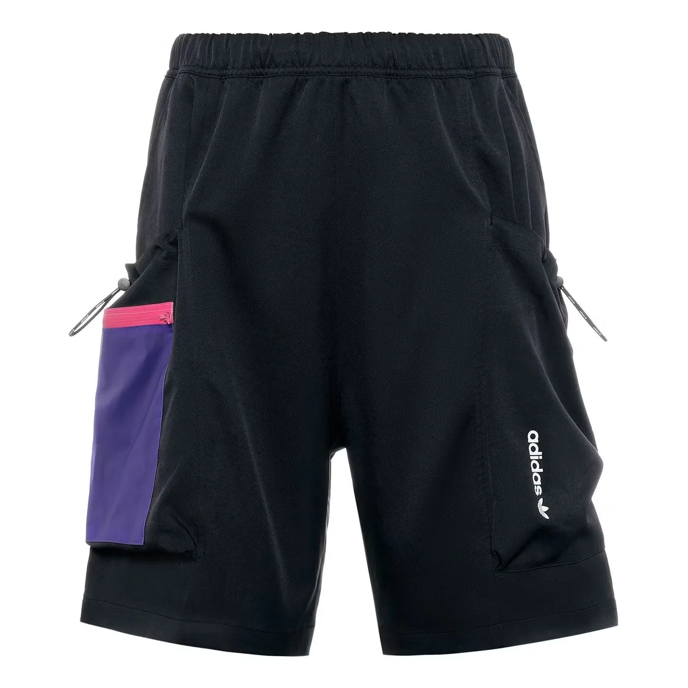 Шорты спортивные с карманами Adidas, черный