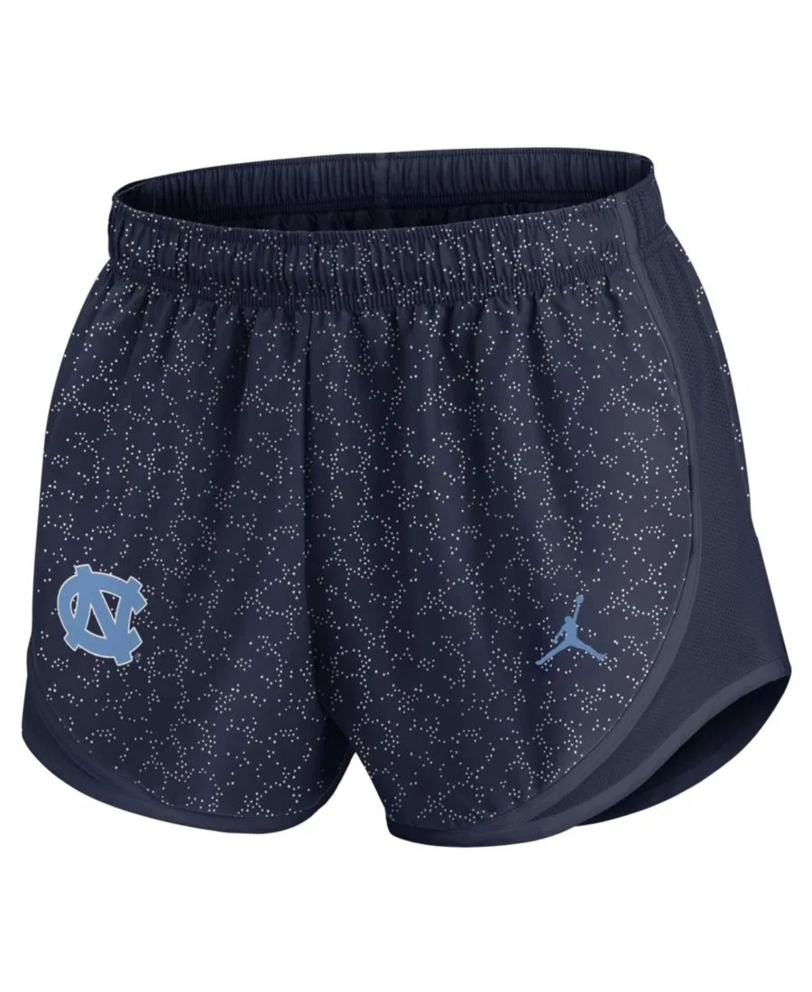 Женские темно-синие шорты North Carolina Tar Heels Tempo Pattern Dri-FIT Nike, Navy — фото 4