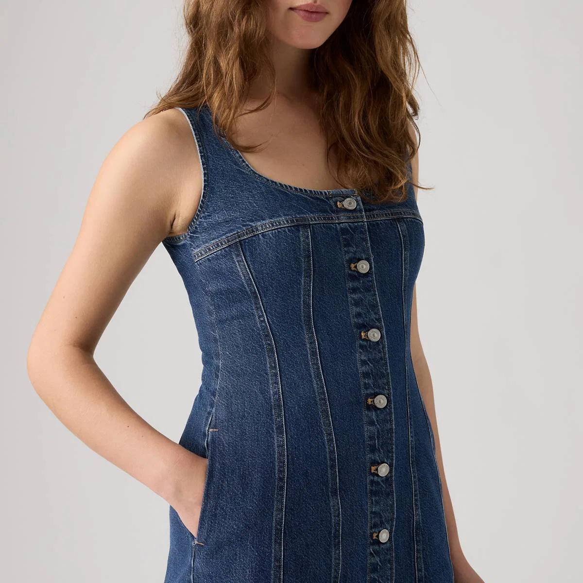 Платье-Майка Одра Levi's, Sledge Sister - Medium Wash — фото 2