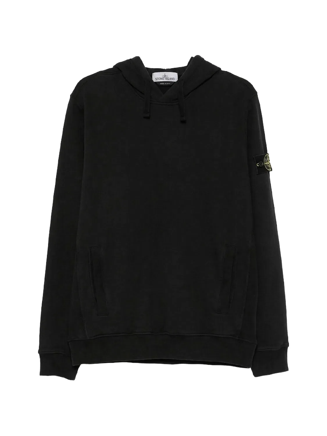 Stone Island Свитшот с патчем, черный