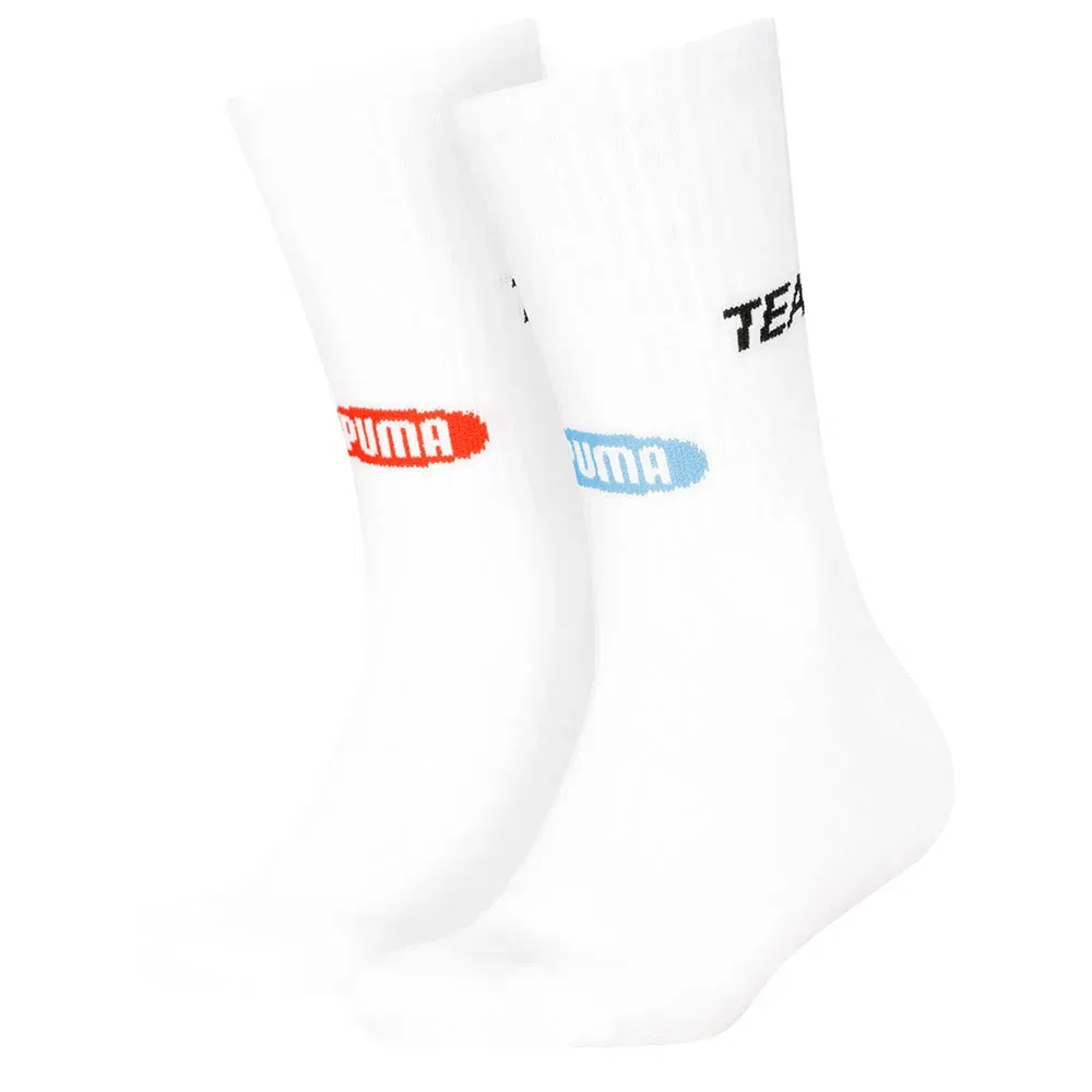 Детские носки для мальчиков с высоким верхом Logo Stacking Puma, White