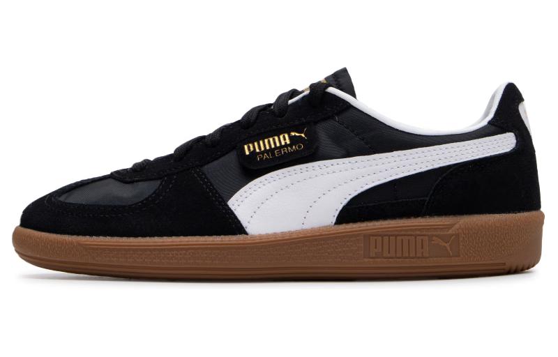 

PUMA Палермо летние 'Блэк Уайт Гам' — черно-белые, цвет Black White