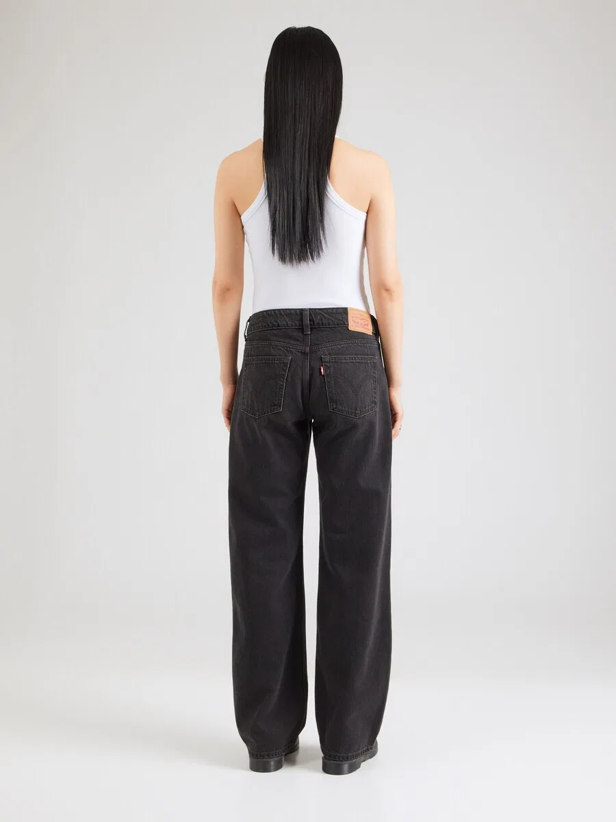 Джинсы LEVI'S свободного кроя 'SUPERLOW LOOSE' черного цвета — фото 4