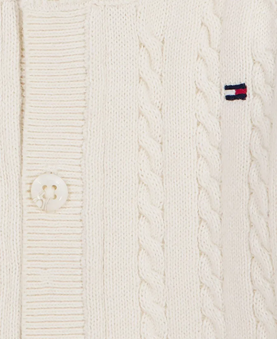 Комплект из 2 предметов: кардиган и брюки Tommy Hilfiger, Cream — фото 3