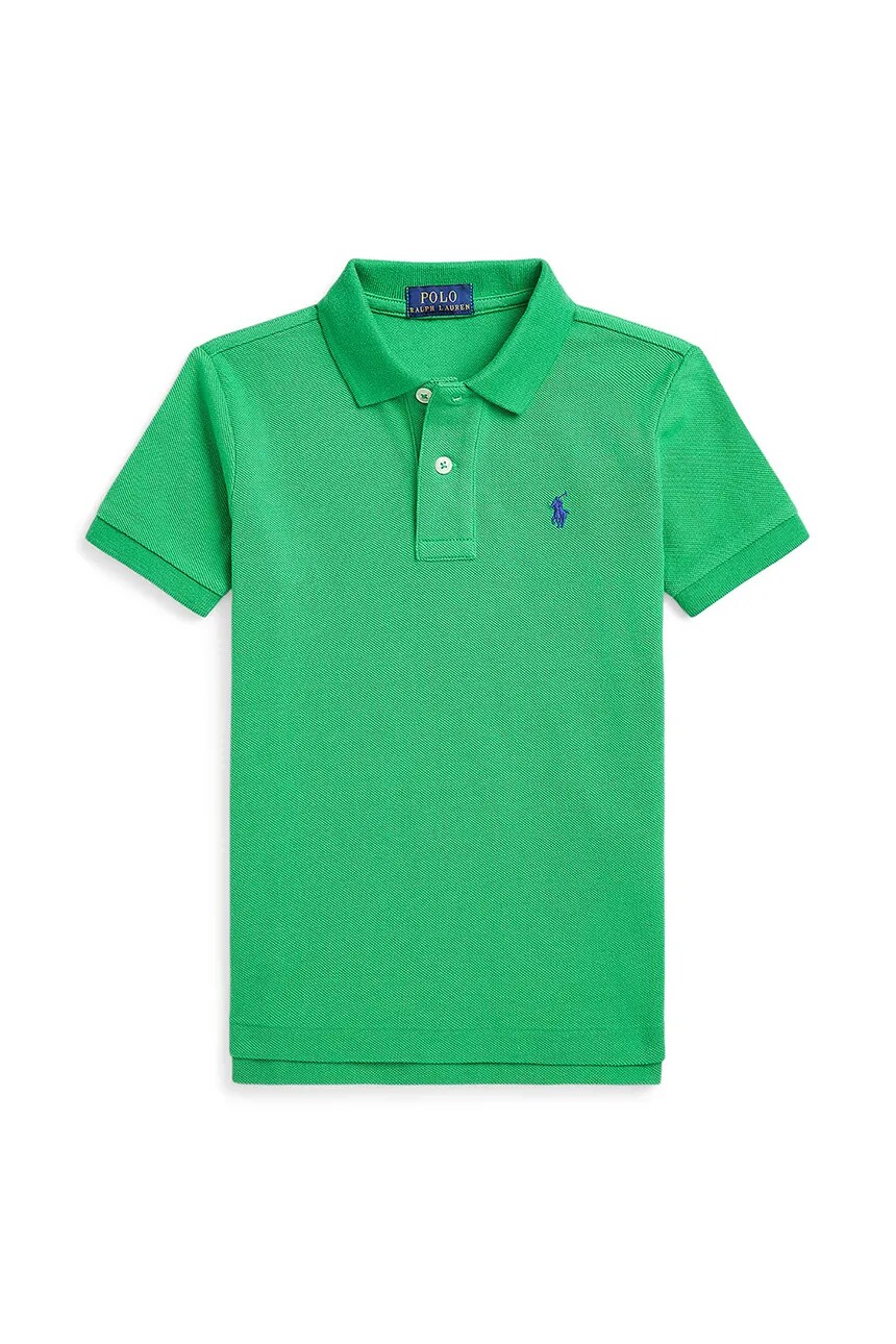 

Хлопковое поло для детей Polo Ralph Lauren, зеленый