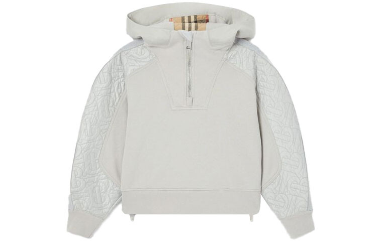 

Детское пальто Burberry, цвет Light Gray