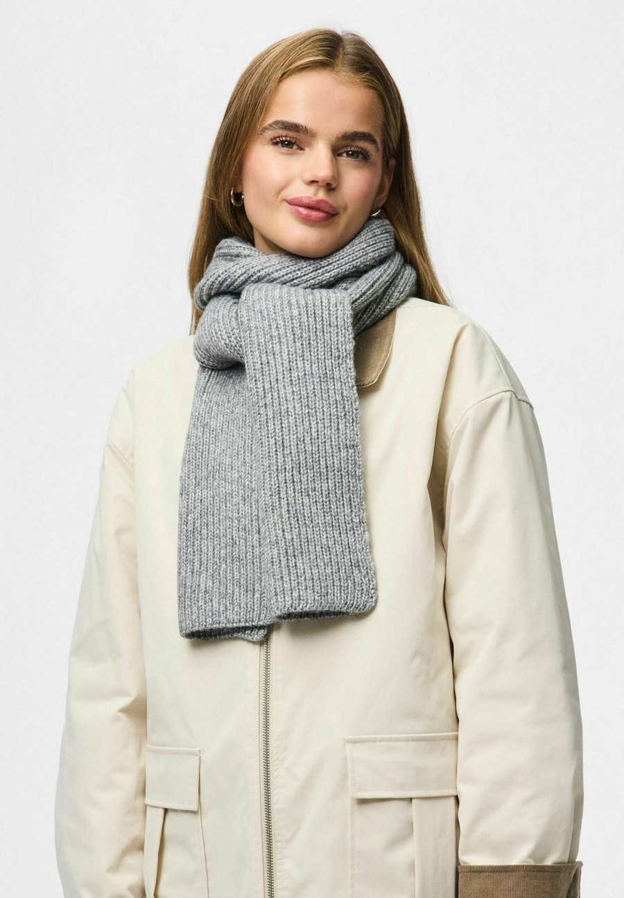 

Шарф Pieces PCMILLA LONG, Medium Grey Melange/Dark Grey