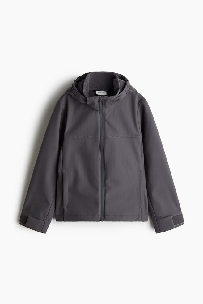 

Водоотталкивающая куртка из софтшелла H&M, серый
