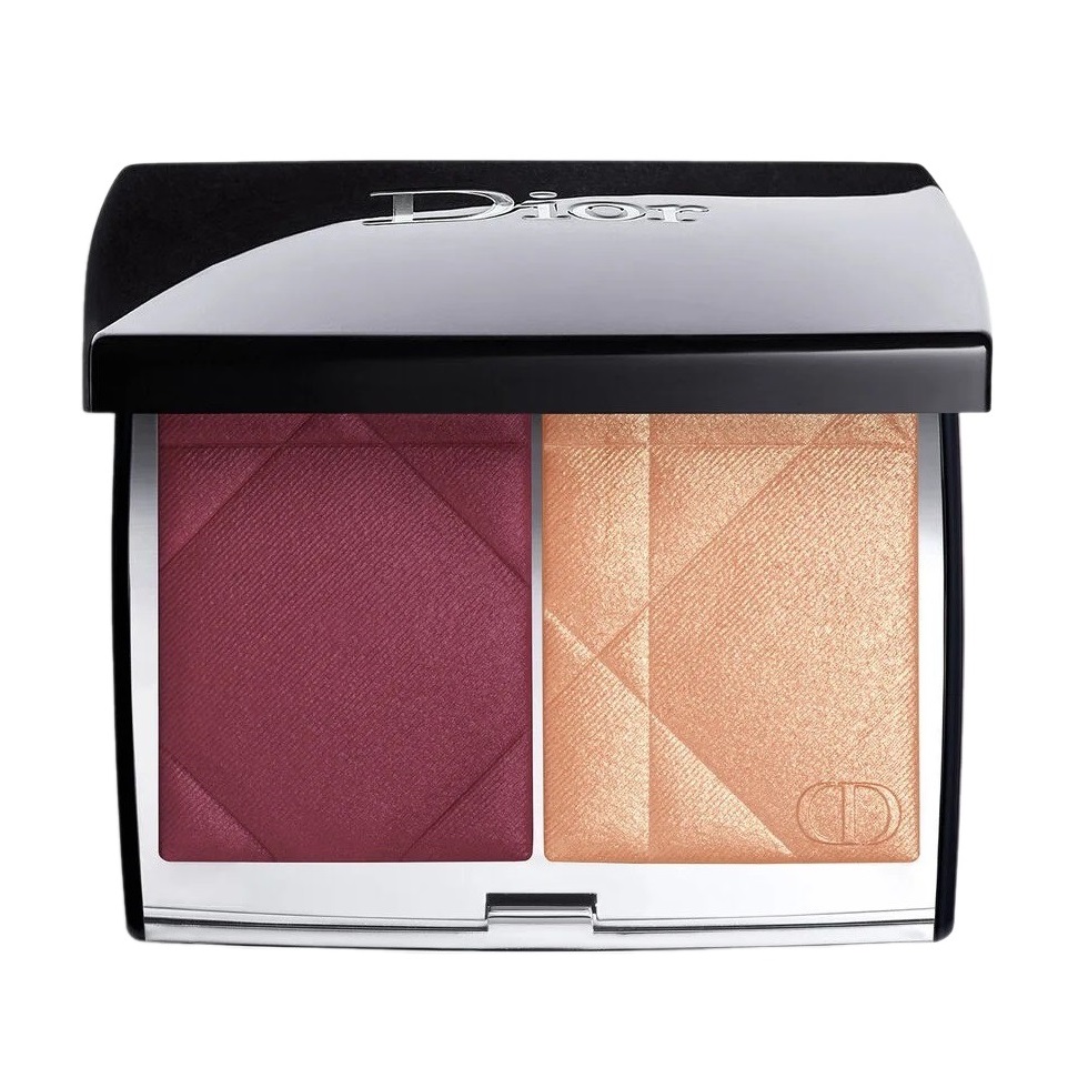 

Палитра румяна и хайлайтер Dior Rouge Blush Colour & Glow, 757 Wildior