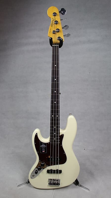 

Fender American Professional II Jazz Bass Накладка на гриф из палисандра для левшей, олимпийский белый, с футляром American Professional II Jazz Bass Left-Handed