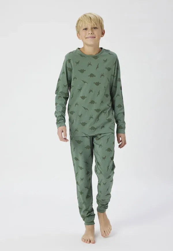 Пижамный комплект из хлопка Long Sleeved Two Soon, grey, серый