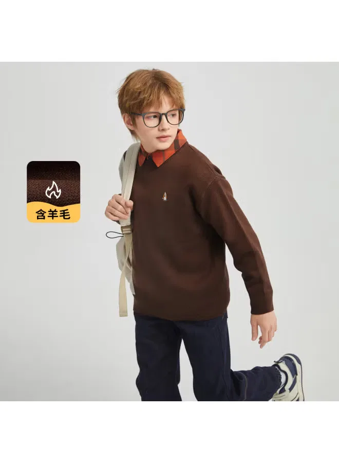 Пуловер свитер с круглым выворотом Hush Puppies — фото 4