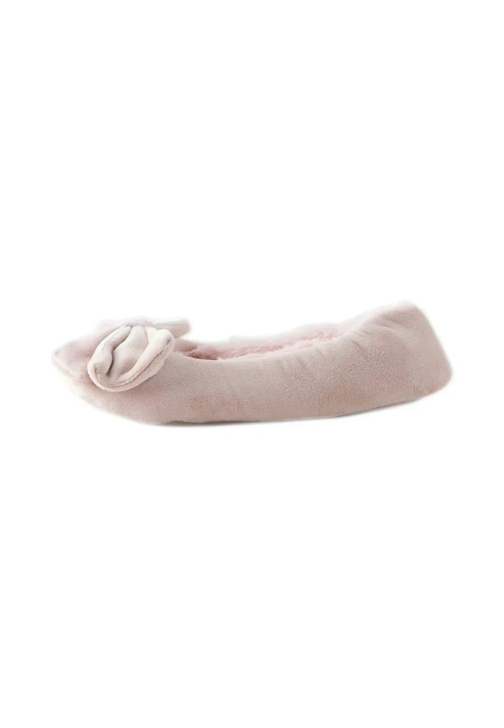 (F) размер - велюровые балетные тапочки с бантом размер (f) - тапочки Next, Pink
