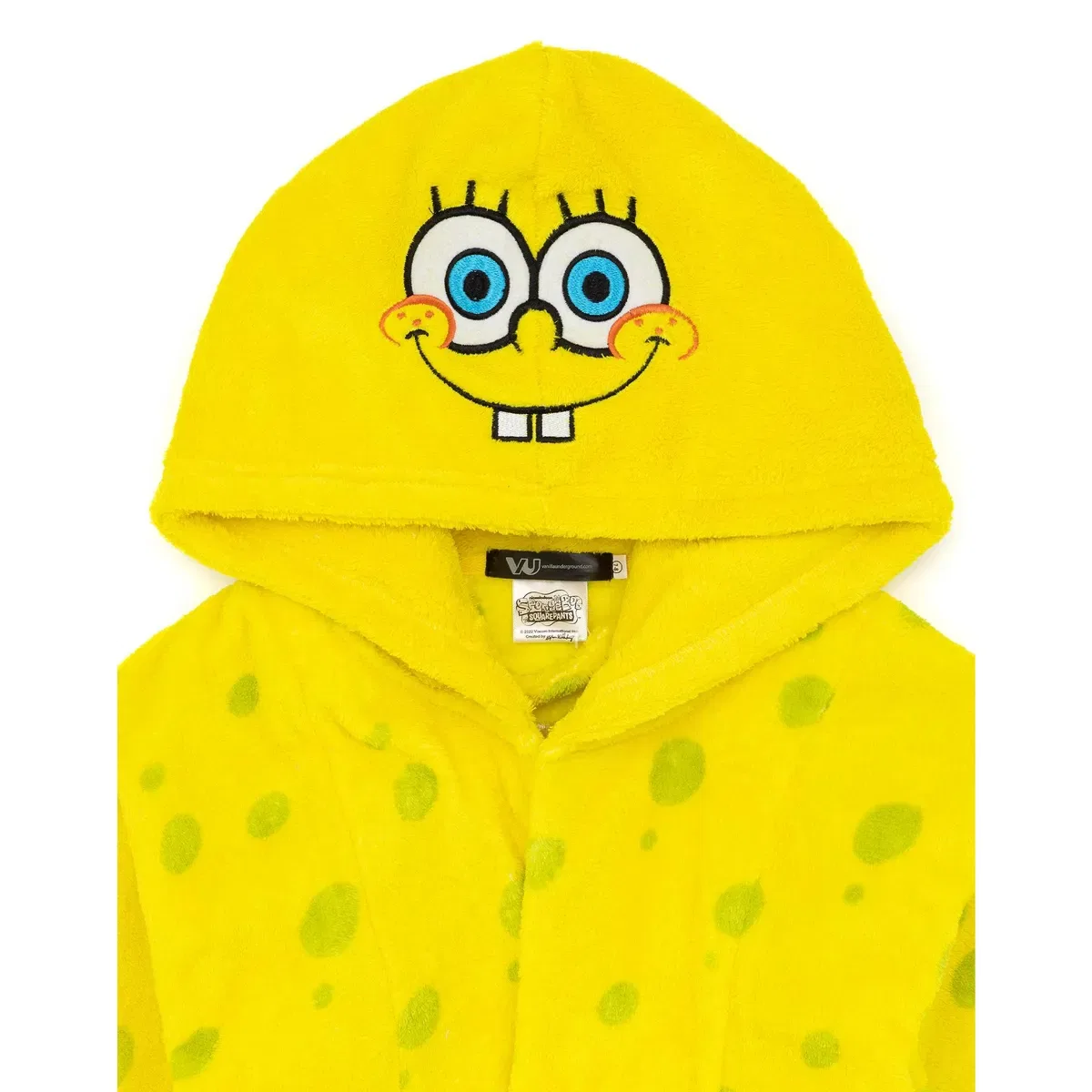 Детский халат с капюшоном Spongebob Squarepants, Yellow — фото 3