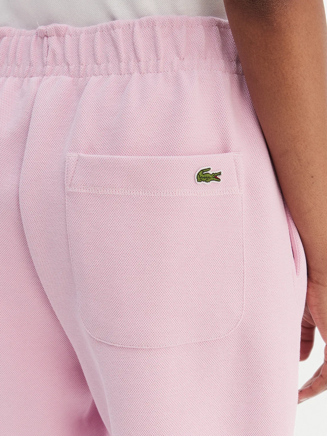 Женские спортивные штаны стандартного кроя Lacoste, розовый — фото 4