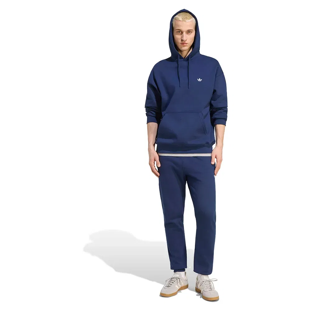 Худи свободного кроя Trefoil Essentials Adidas Originals, синий — фото 4