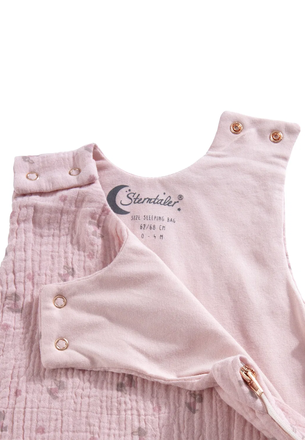 Спальный мешок для малыша с принтом Emmi Girl Sterntaler, розовый — фото 4