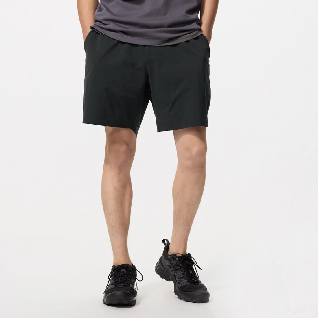 Шорты Uniqlo Ultra Stretch Active, 09 черный