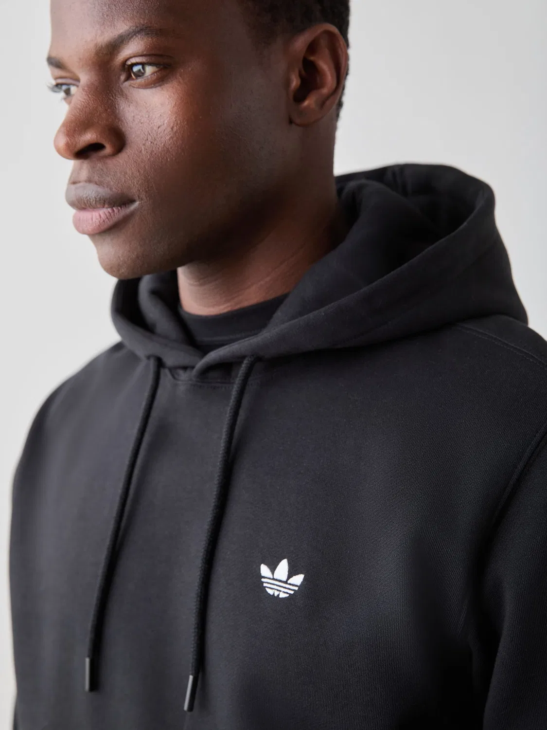 Худи Regular Fit, adidas Originals Trefoil Essentials, черный — фото 4