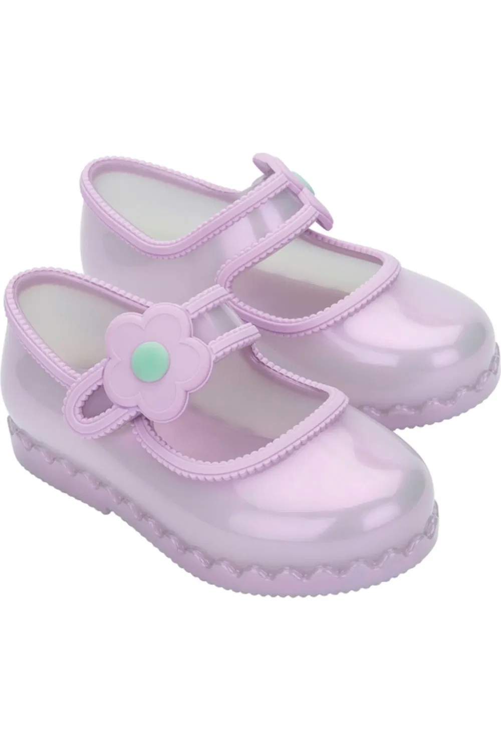 Детские туфли Мэри Джейн с фруктовым ароматом Hip Ballerina Mini Melissa, Pearly Lilac