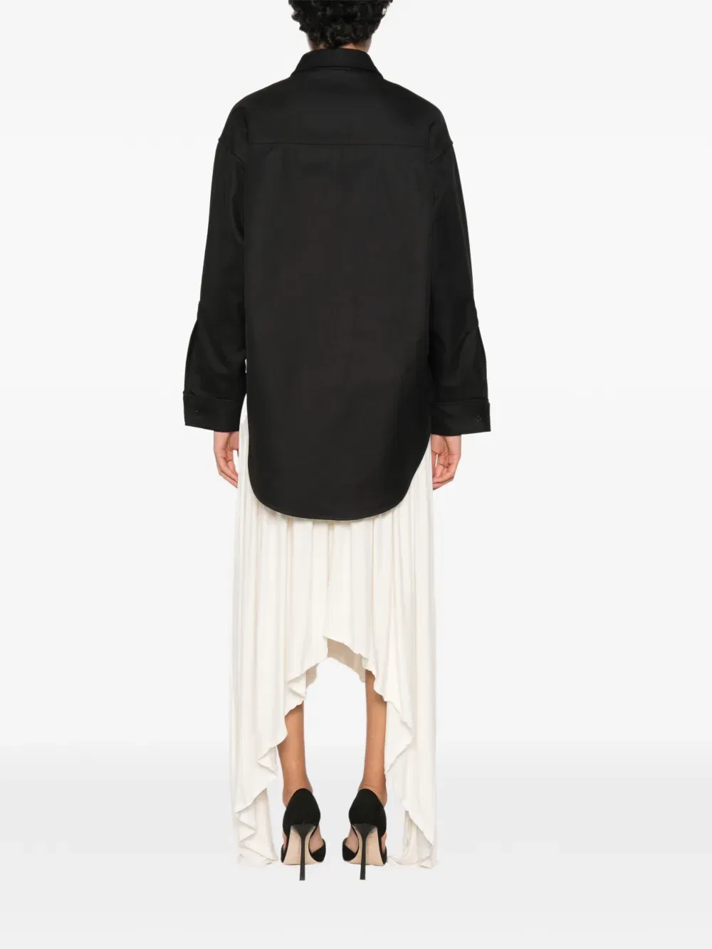 Рубашка Balenciaga, черный — фото 4