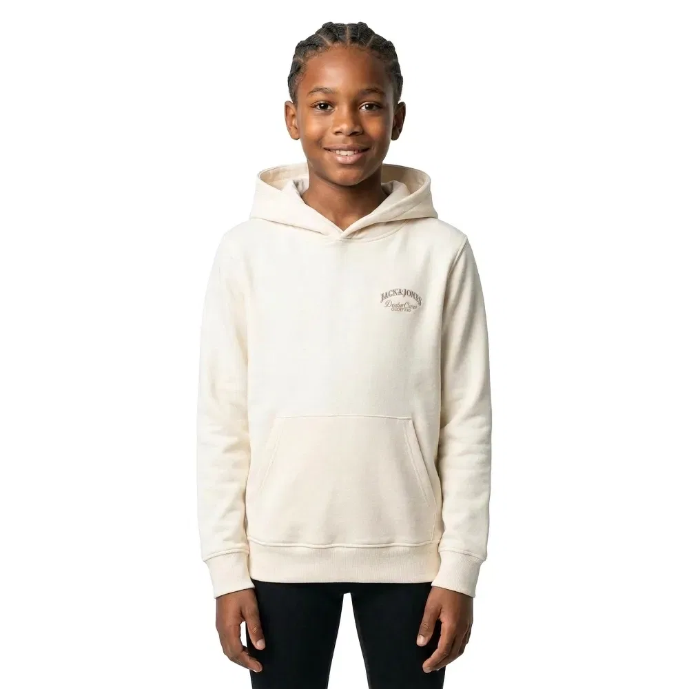 Худи Relaxed Jack & Jones, бежевый — фото 3