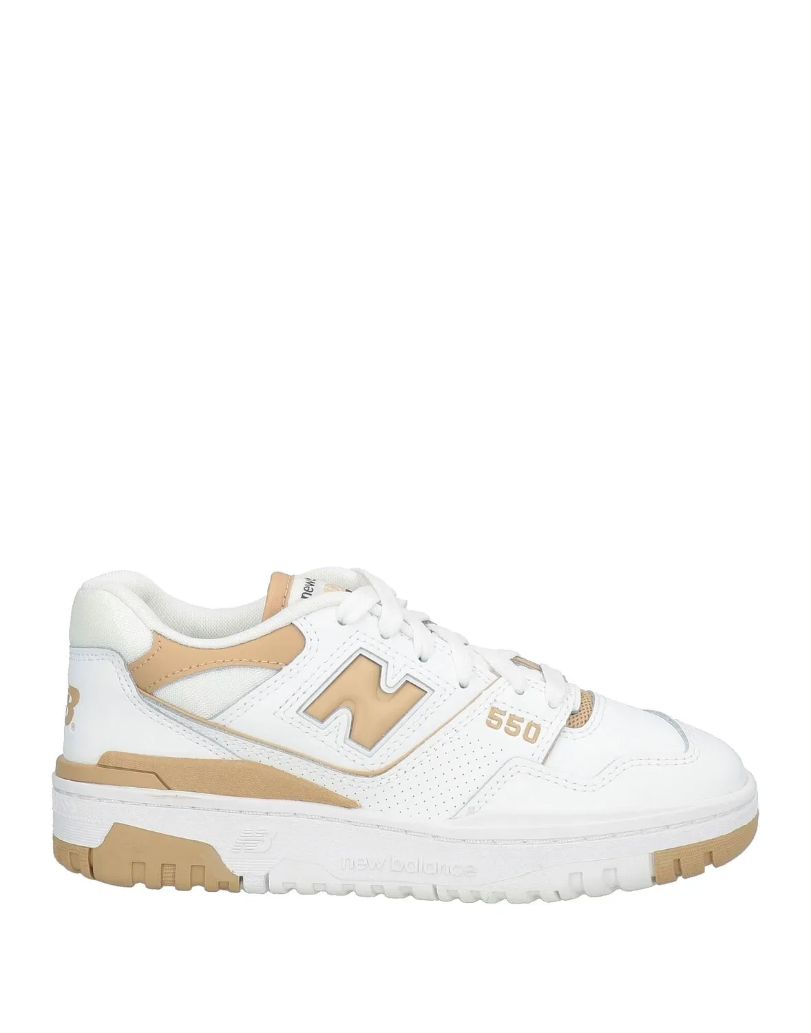 Кроссовки кожаные Low-Top Sneakers New Balance, белый