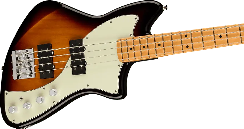 

Гитара Fender Player Plus Active Meteora Bass, коричневый/белый