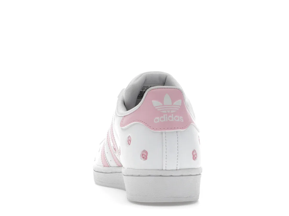 Детские кроссовки Lifestyle Adidas Superstar, Cloud White/Clear Pink/Cloud White — фото 4