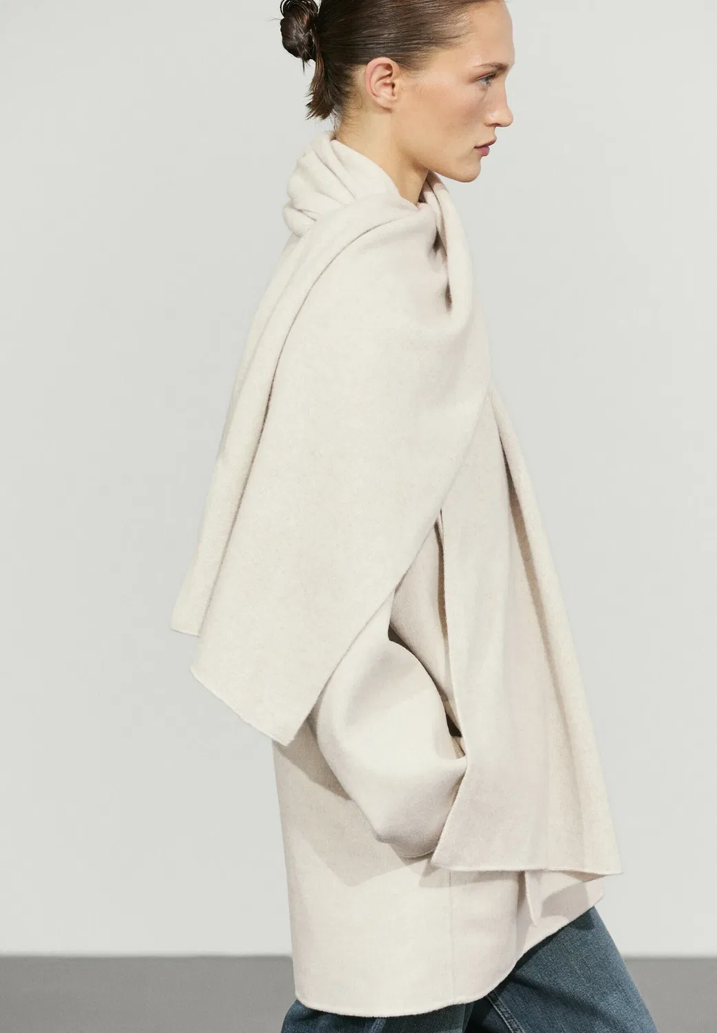 Короткая шерсть Massimo Dutti, Beige — фото 3