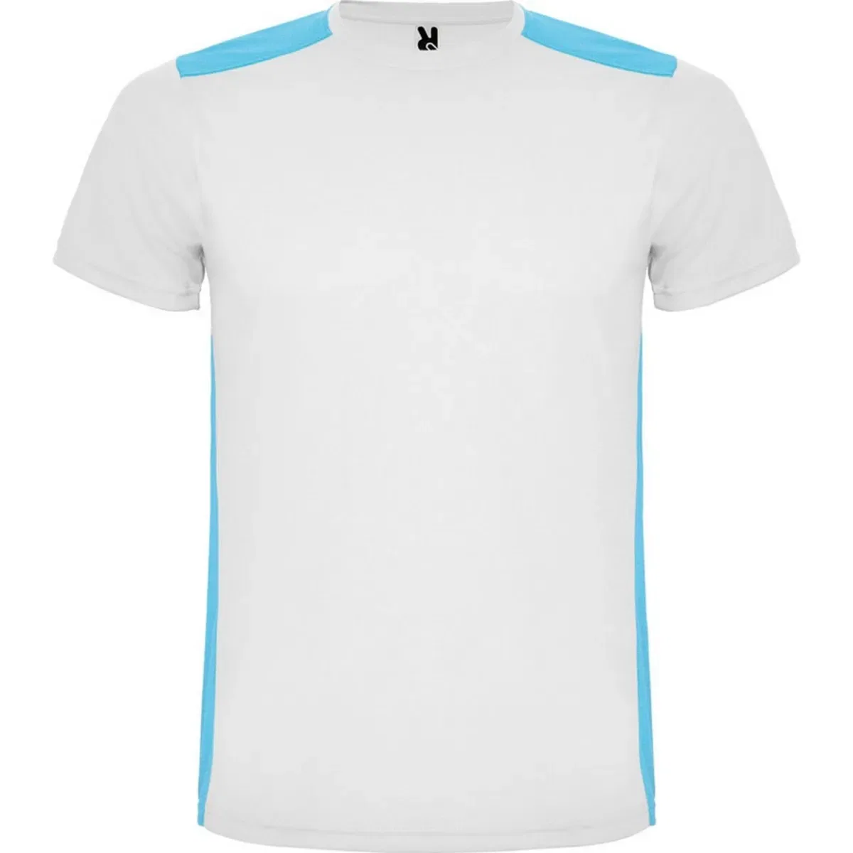 Футболка спортивная с коротким рукавом Roly, White
