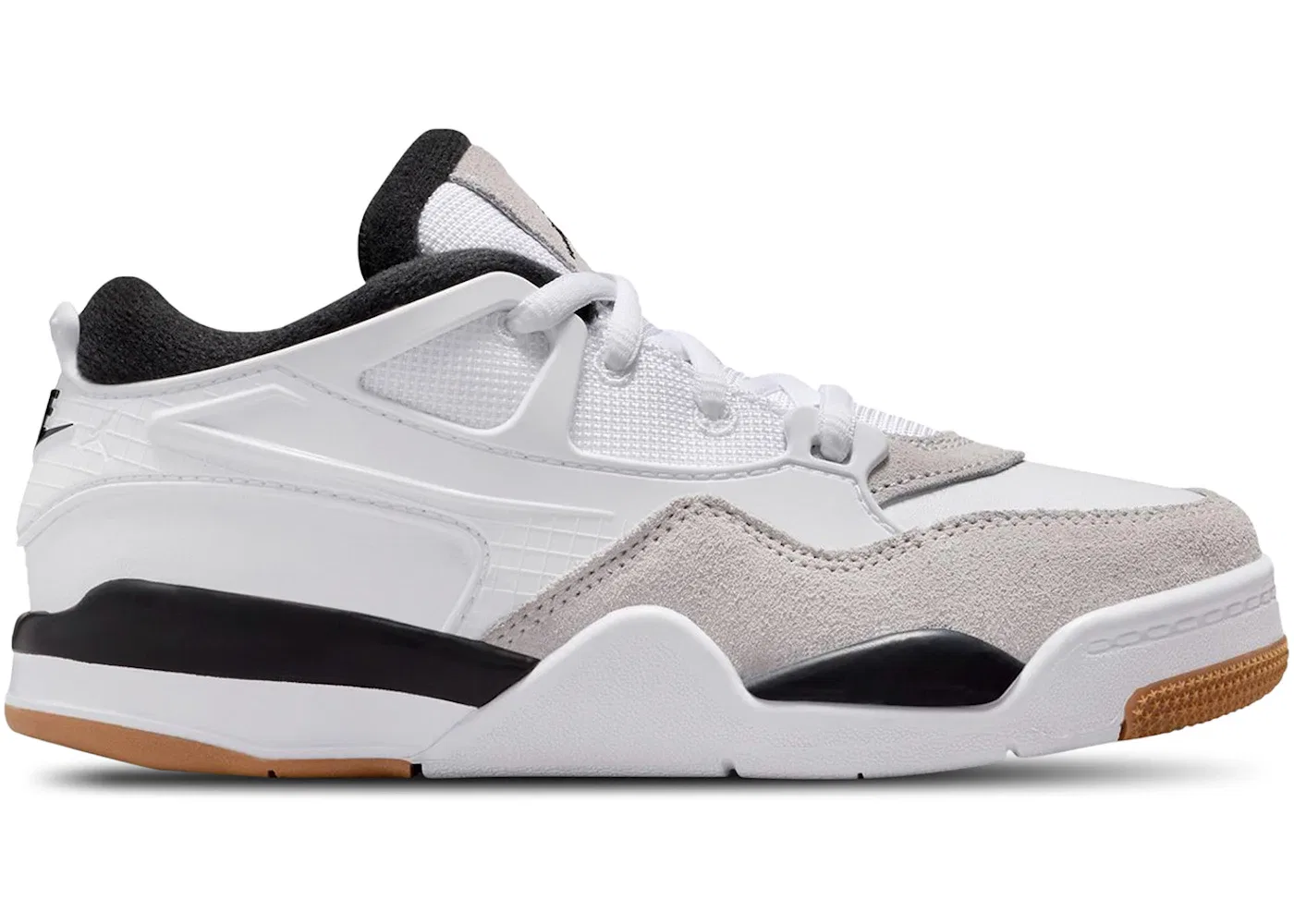 Детские кроссовки Lifestyle Jordan 4 RM Jordan, White/Neutral Grey/Gum Medium Brown/Black