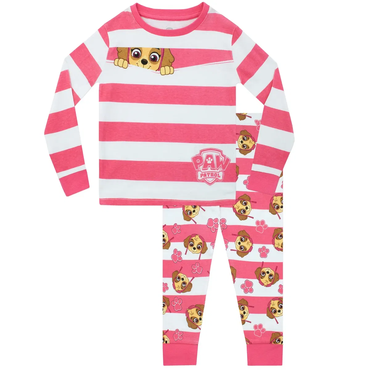 Детская пижама с принтом Snuggle Fit Skye Paw Patrol, Pink