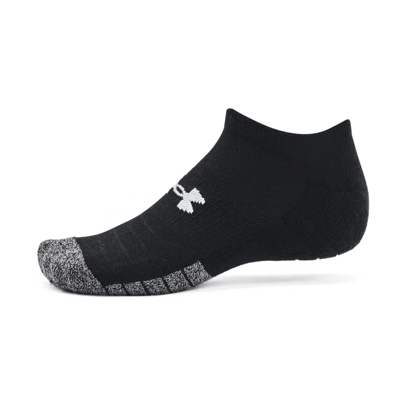 Детские носки-следки 3 пары, черные, Under Armour — фото 3