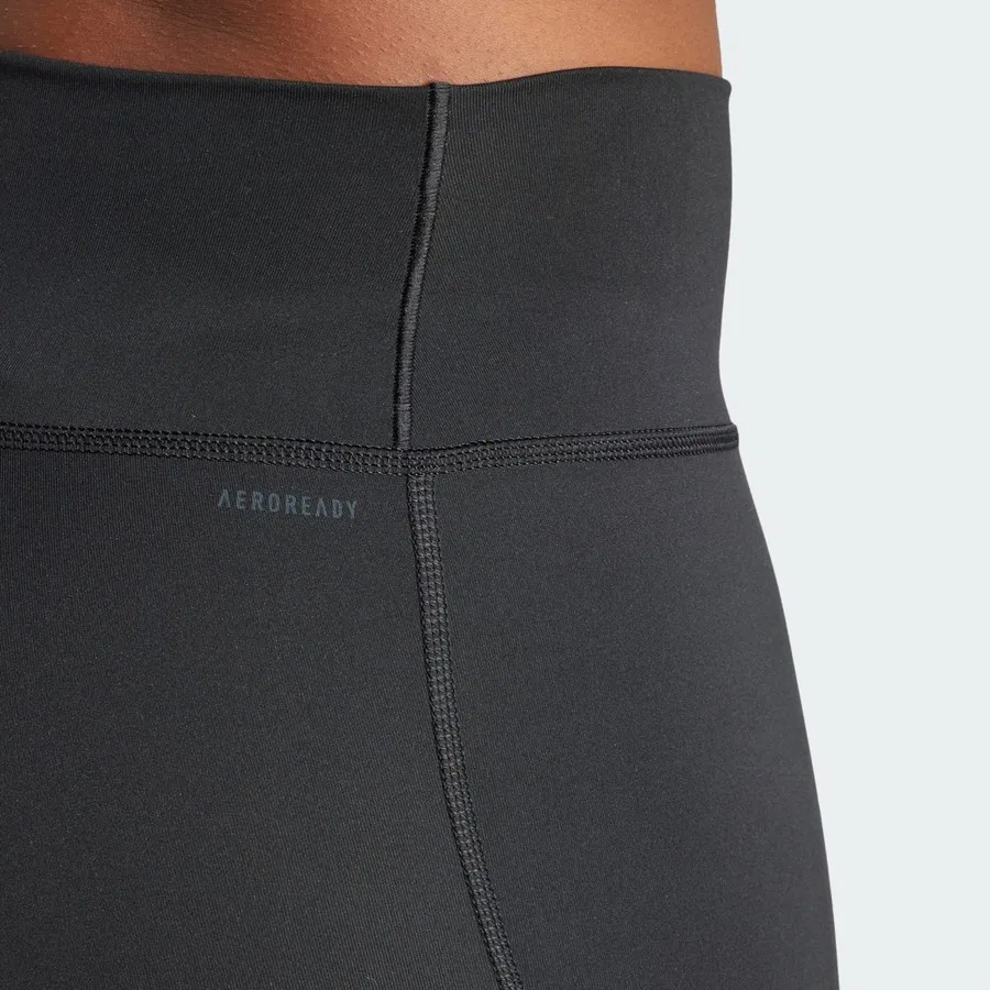 Леггинсы с высокой посадкой All Me Essentials Full-Length adidas, Черный — фото 4
