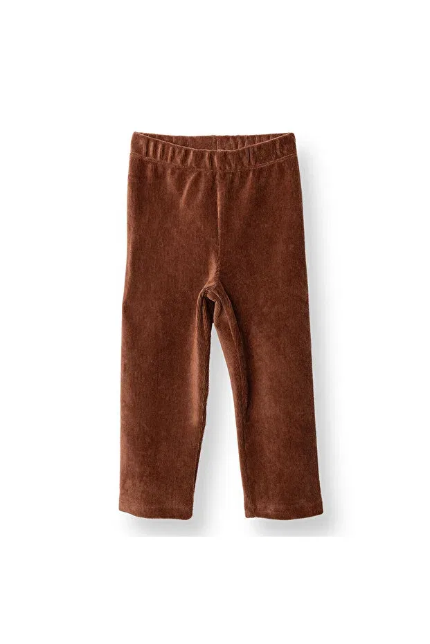 Детские леггинсы для девочек вельветовые Hellobaby Ebebek Hello Baby, Light Brown