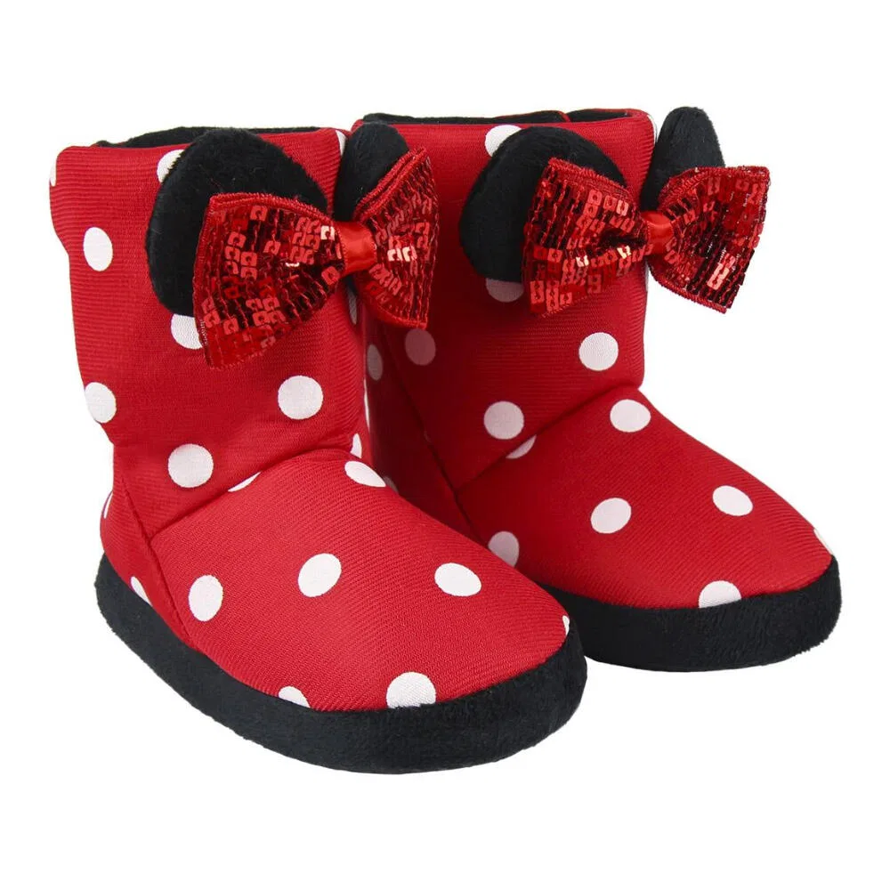 Детские тапочки с принтом Minnie Mouse Mini Mouse, Rot