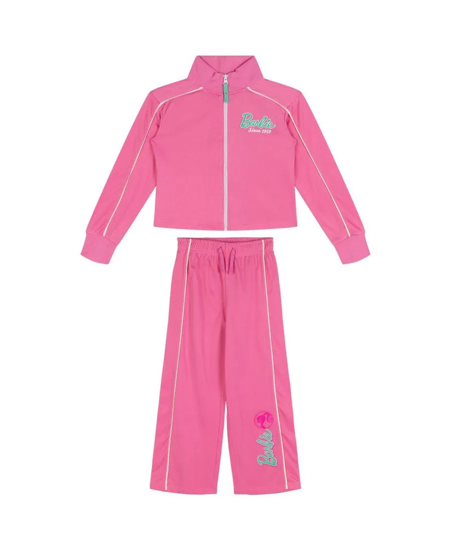 Комплект спортивный из куртки и брюк Barbie, Bright Pink