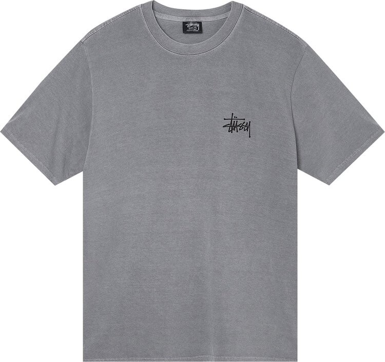 

Футболка Stussy Basic Pigment Dyed Tee 'Grey', серый