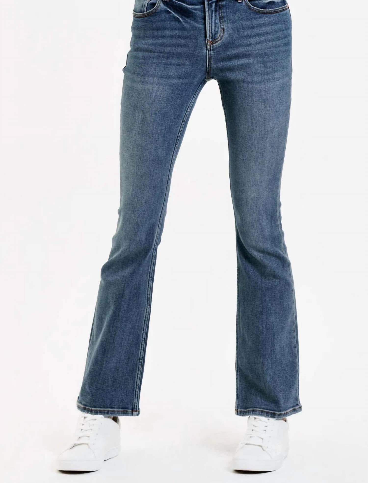 

Джинсы Jax Mid Rise Bootcut - Silverdale в синем цвете DEAR JOHN DENIM