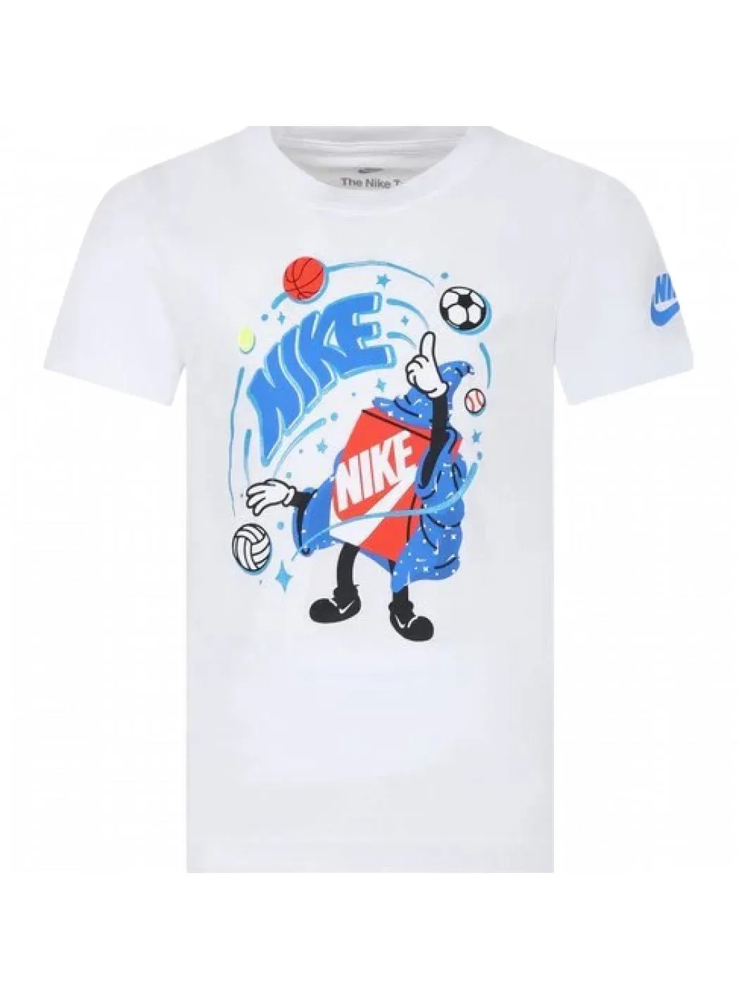 Футболка с принтом 86L871-001 Nike Sportswear, белый