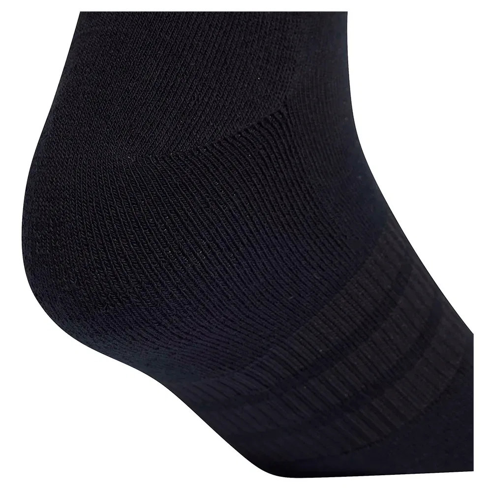 Носки Adidas Cushioned Essentials Low Cut, 3 пары, черный — фото 4